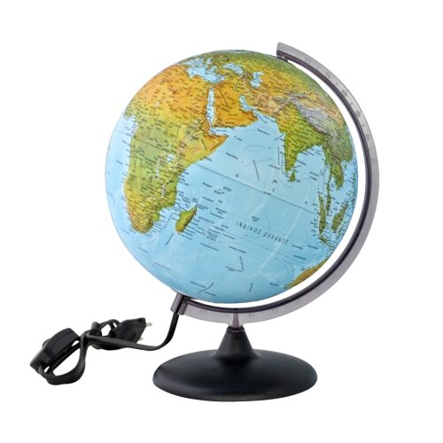 Raised Relief Globe – Illuminated 30cm (in Greek) - Image 2