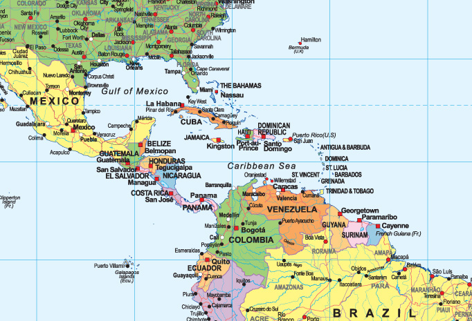 World Political Wall Map (in English) 100x70cm (Pinboard) - Image 2